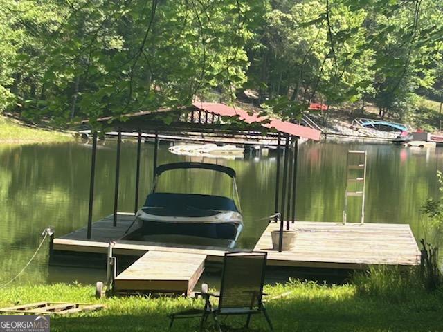 83 Smokey Creek Cv Tract B, Unit Tract B, Blairsville, GA 30512 - dock area with a water view