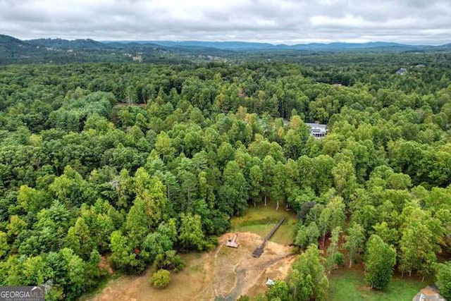 83 Smokey Creek Cv Tract B, Unit Tract B, Blairsville, GA 30512 - aerial view of a heavily wooded area and a mountainous background