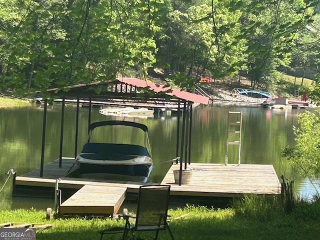 83 Smokey Creek Cv Tract B, Unit Tract B, Blairsville, GA 30512 - dock area with a water view