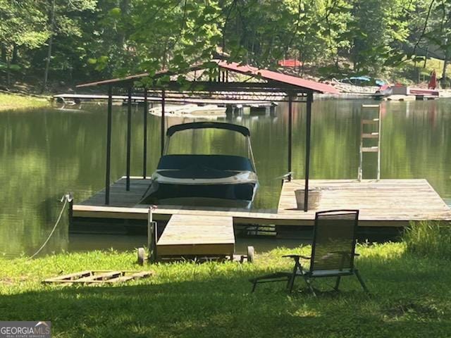 83 Smokey Creek Cv Tract B, Unit Tract B, Blairsville, GA 30512 - dock area with a water view