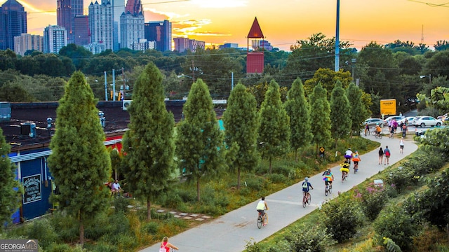 exterior space featuring a city view