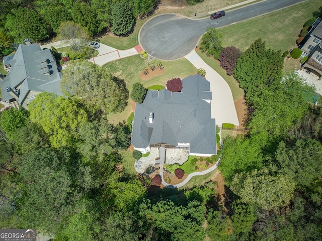 drone / aerial view