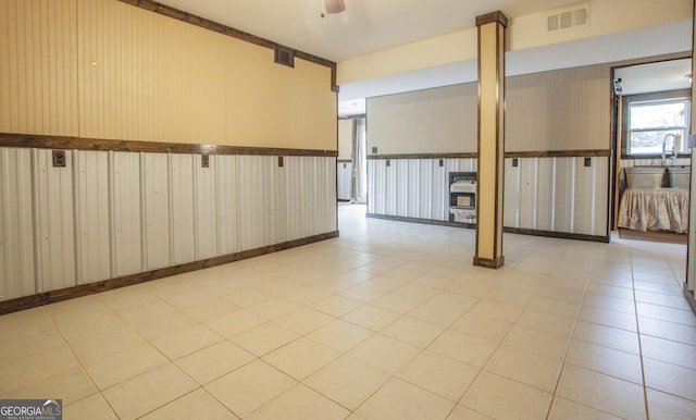 724 Ga Highway 120, Tallapoosa, GA 30176 - unfurnished room featuring a ceiling fan and light flooring