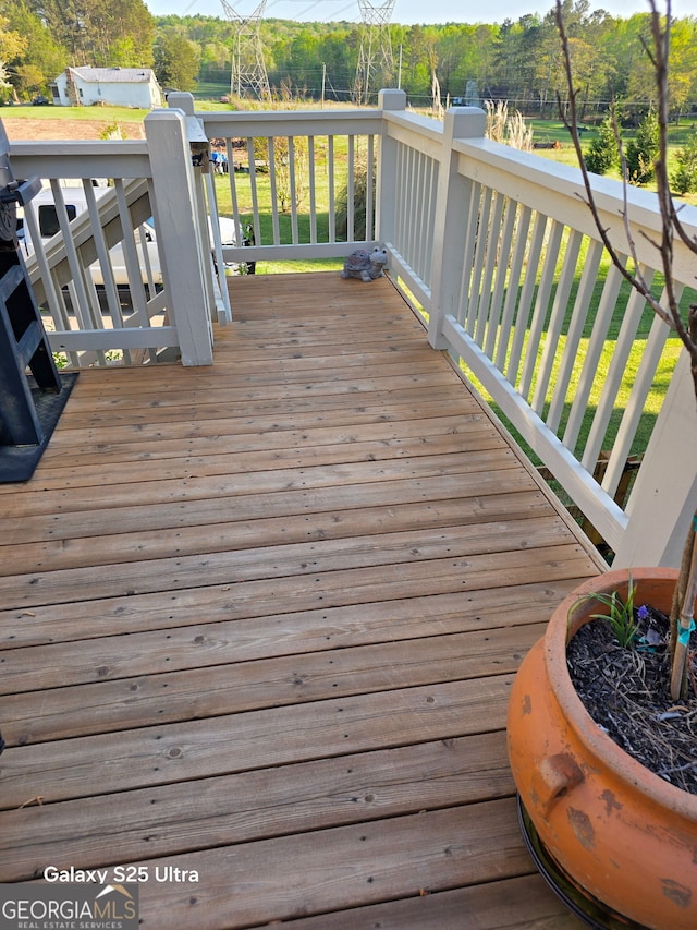 1424 Belmont Rd, Villa Rica, GA 30180 - view of wooden deck