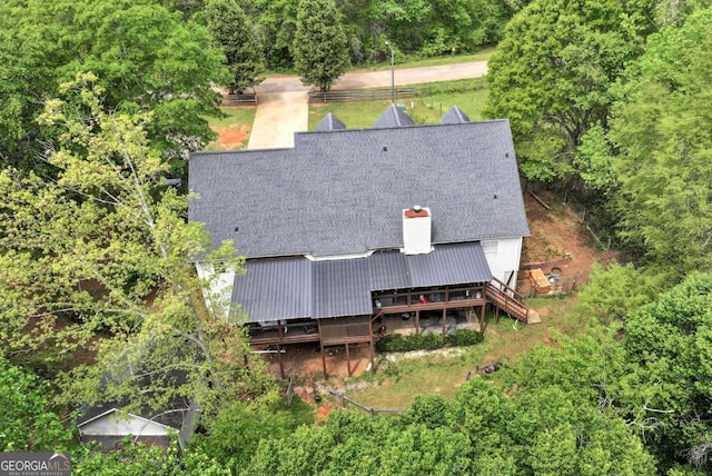 1055 River Bluff Dr, Winder, GA 30680 - aerial view