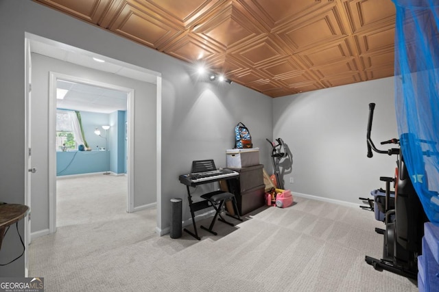 4016 Upland Trce, Marietta, GA 30066 - carpeted office space with an ornate ceiling and baseboards