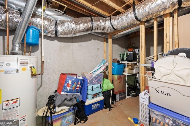 4016 Upland Trce, Marietta, GA 30066 - storage room with water heater