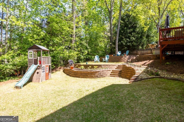 4016 Upland Trce, Marietta, GA 30066 - view of play area featuring a yard