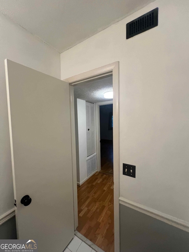 1181 Church St Unit D, Decatur, GA 30030 - hall featuring wood finished floors and baseboards