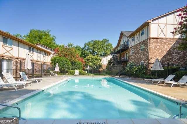 1181 Church St Unit D, Decatur, GA 30030 - community pool featuring a patio