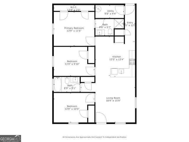 849 Wood St NW, Atlanta, GA 30318 - view of layout