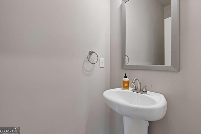 bathroom with a sink