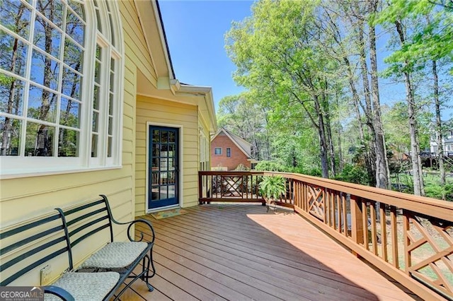 view of deck
