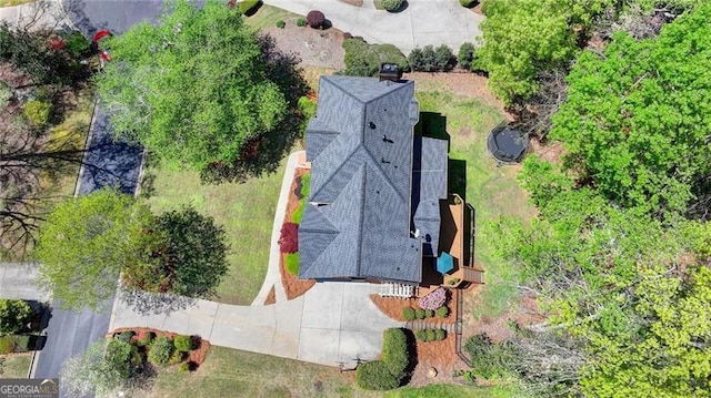 drone / aerial view