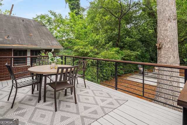 830 Belgrade Ave NE, Atlanta, GA 30306 - deck with outdoor dining space