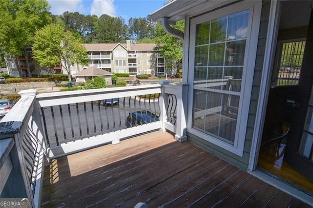 1005 Berkeley Woods Dr, Duluth, GA 30096 - view of wooden terrace