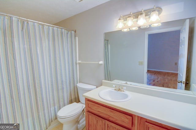 1005 Berkeley Woods Dr, Duluth, GA 30096 - bathroom with vanity and toilet