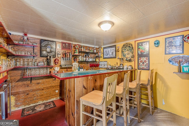 bar with indoor bar