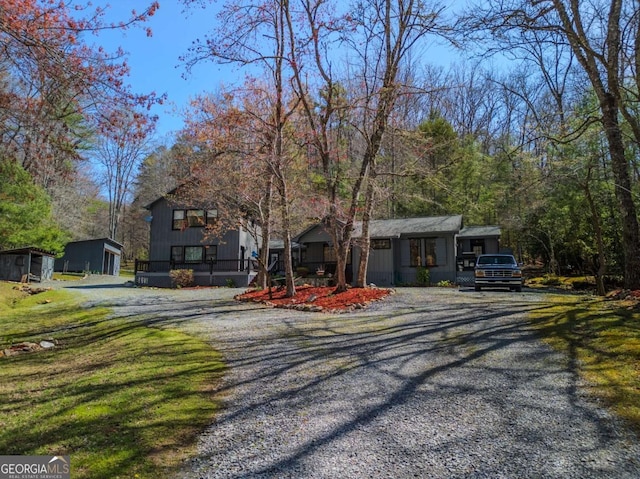 937 Fern Dr, Morganton, GA 30560 - view of front of property with gravel driveway