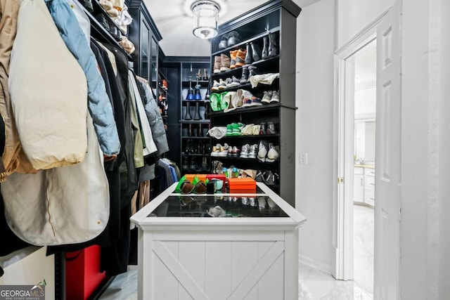 315 Mossy Pointe, Duluth, GA 30097 - spacious closet featuring marble finish floor
