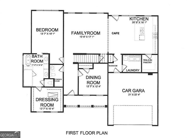 3296 Creek, Powder Springs, GA 30127 - view of home floor plan