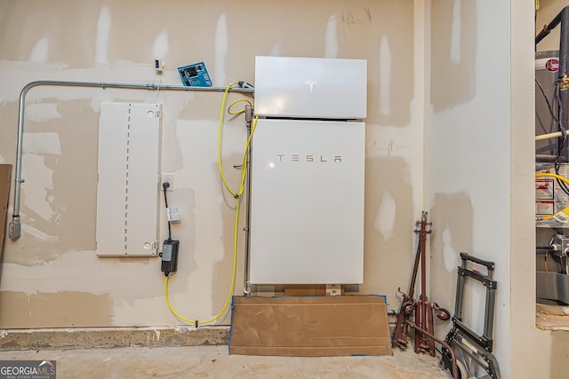 view of utility room