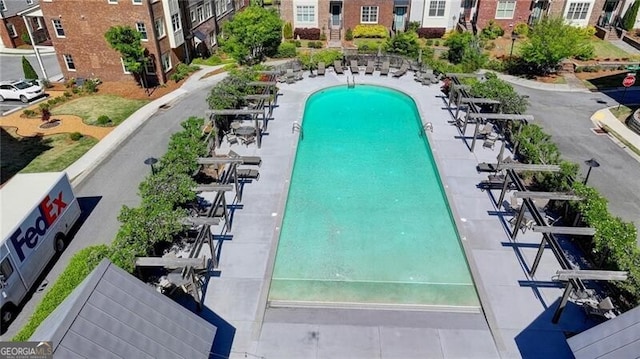 view of pool