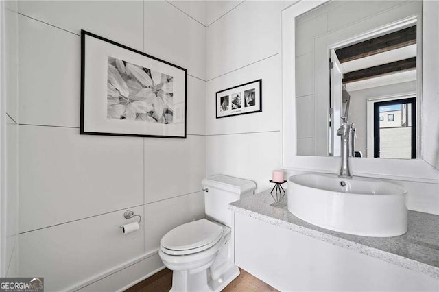 1268 Appleden Way Unit 17, Brookhaven, GA 30319 - half bathroom with toilet and vanity