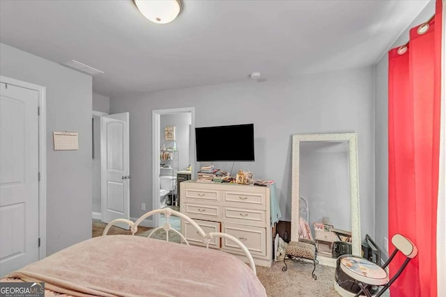 3206 Letha Woods Dr, Conyers, GA 30094 - bedroom featuring carpet floors and ensuite bath