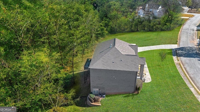 3206 Letha Woods Dr, Conyers, GA 30094 - aerial view of property and surrounding area featuring a forest