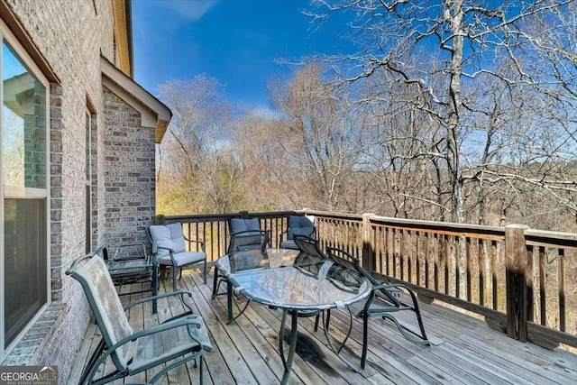 3206 Letha Woods Dr, Conyers, GA 30094 - view of wooden terrace