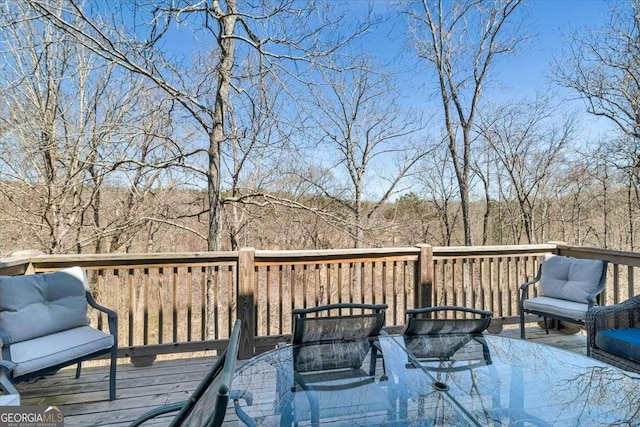 3206 Letha Woods Dr, Conyers, GA 30094 - view of wooden terrace