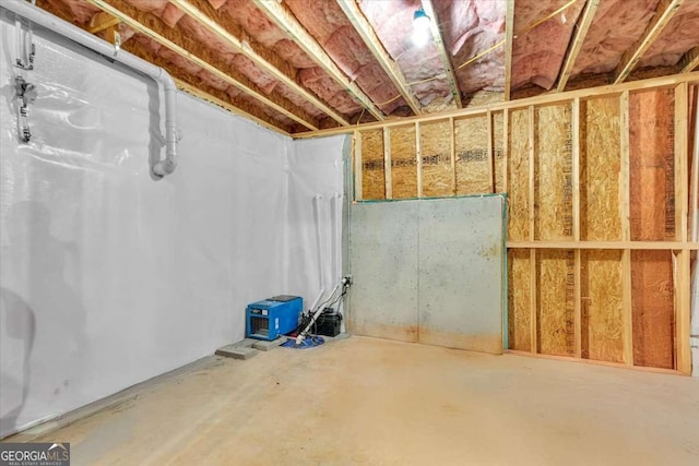 3206 Letha Woods Dr, Conyers, GA 30094 - view of unfinished basement