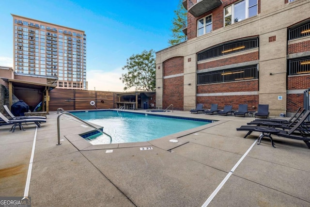 3180 Mathieson Dr NE Unit 703, Atlanta, GA 30305 - community pool featuring fence and a patio area