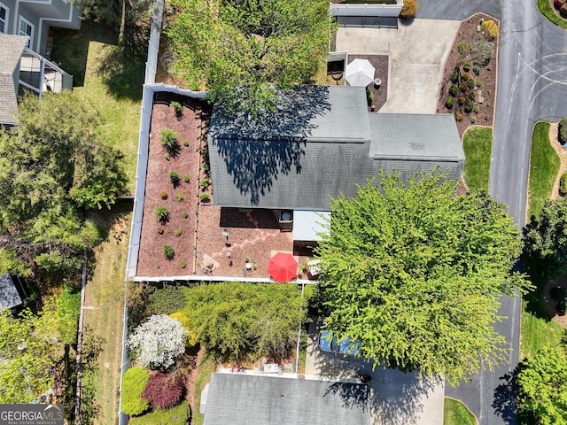 drone / aerial view