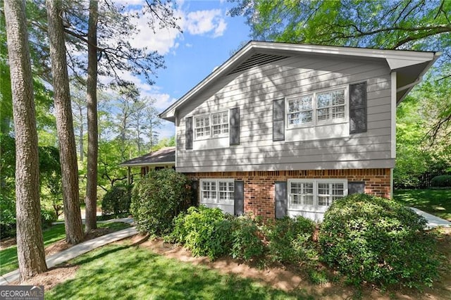 4044 Ashentree Dr, Brookhaven, GA 30341 - view of side of property with brick siding
