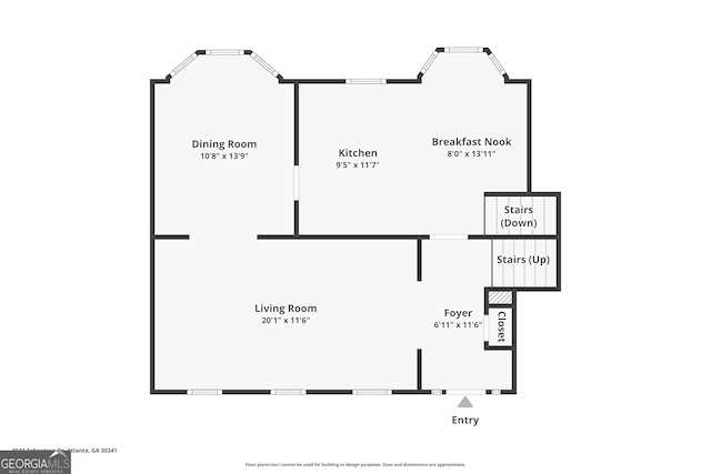4044 Ashentree Dr, Brookhaven, GA 30341 - floor plan