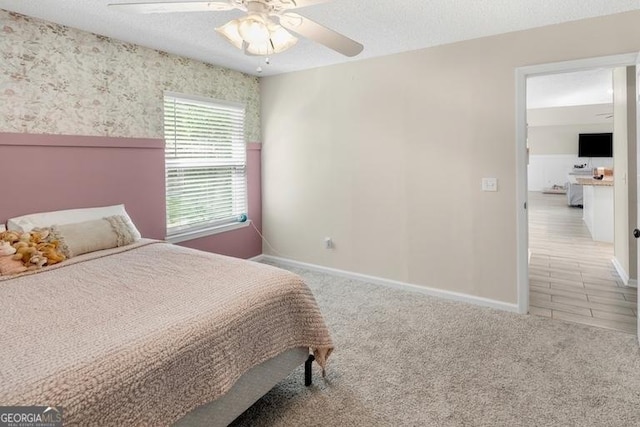 1163 Bristol Hammock Cir, Kingsland, GA 31548 - bedroom featuring carpet and a ceiling fan