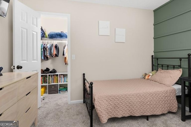 1163 Bristol Hammock Cir, Kingsland, GA 31548 - carpeted bedroom featuring a spacious closet and a closet