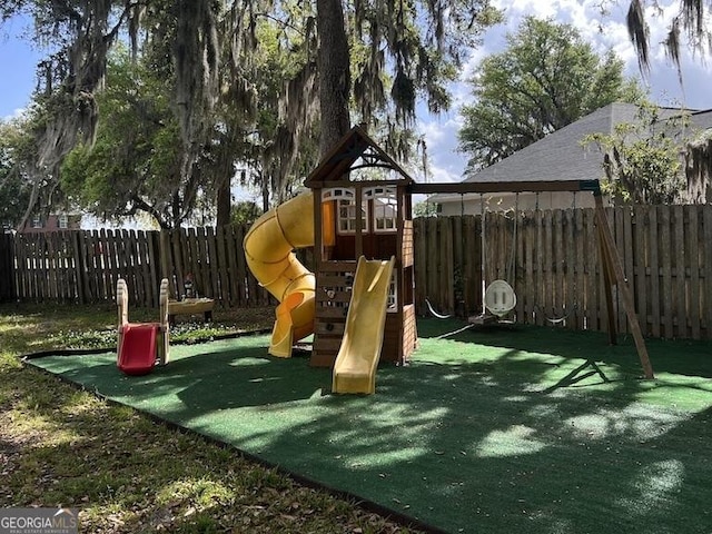 1163 Bristol Hammock Cir, Kingsland, GA 31548 - view of play area with a fenced backyard