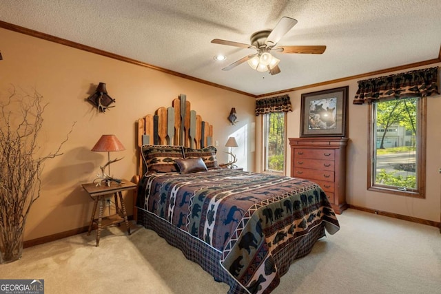 736 Cedar Ridge Rd, Hartwell, GA 30643 - bedroom with light carpet, multiple windows, and baseboards