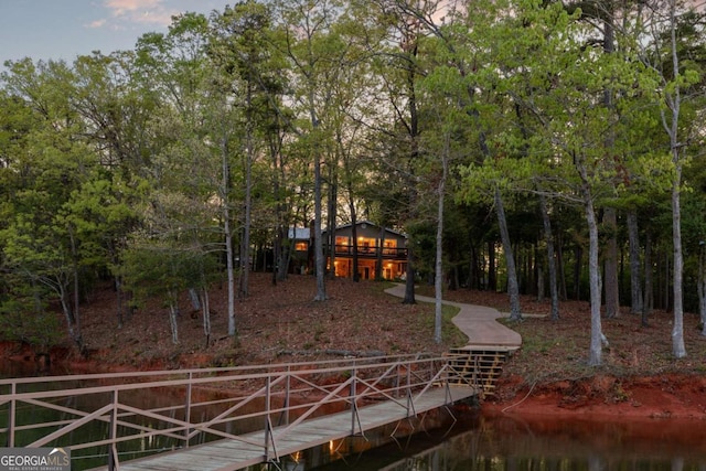 736 Cedar Ridge Rd, Hartwell, GA 30643 - dock area featuring a water view