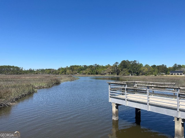 1640 Hg Miles Dr NE, Townsend, GA 31331 - dock area featuring a water view