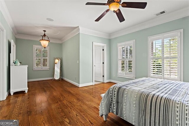 2120 Blackheath Trce, Alpharetta, GA 30005 - hall with an upstairs landing, a chandelier, recessed lighting, ornamental molding, and wood finished floors