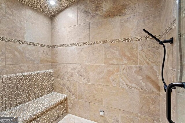 2120 Blackheath Trce, Alpharetta, GA 30005 - relaxing sauna featuring a textured wall