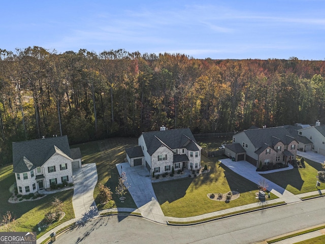 810 Relic Rdg, Hampton, GA 30228 - drone / aerial view with a view of trees