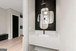 utility room with a sink