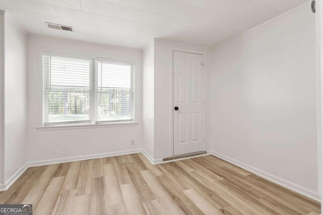 3556 Finch Rd SW, Powder Springs, GA 30127 - spare room with light wood-type flooring and baseboards