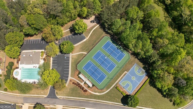 drone / aerial view