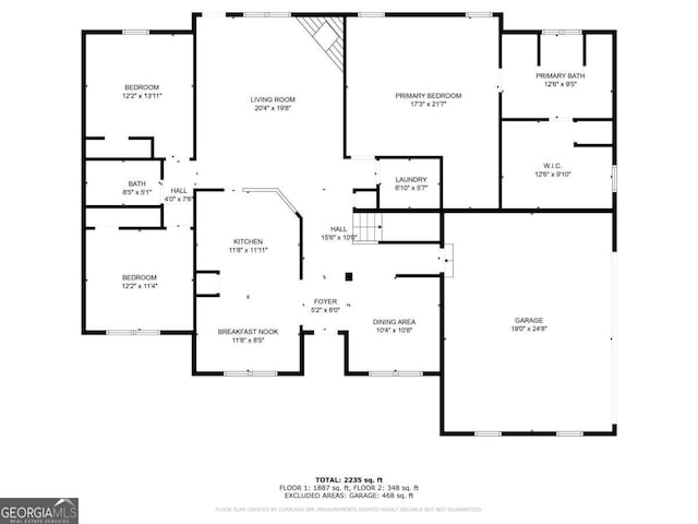 100 Hickory Dr, Stockbridge, GA 30281 - plan